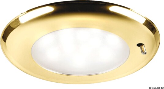 SOLE innfelt LED taklampe gullfarget SOLE innfelt LED taklampe gullfarget