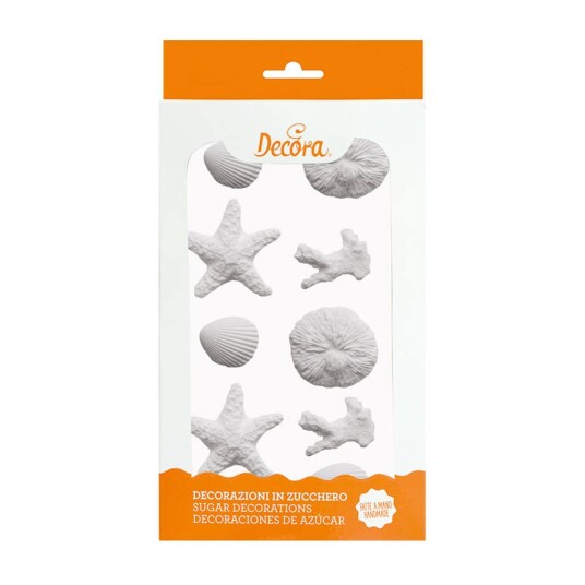 Decora Spiselig Kakepynt Konkylie Pk/9 