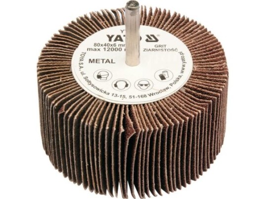 Yato Lamellesliper YT-83383 80mm Kornstørrelse 80 Yato Lamellesliper YT-83383 80mm Kornstørrelse 80