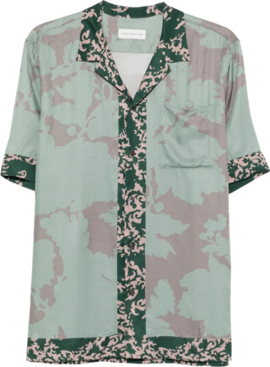 Dries Van Noten Herre Skjorter Grønn S,
