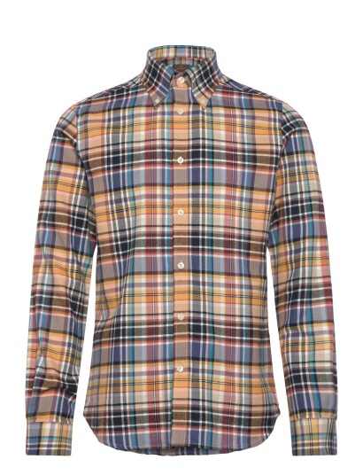 Morris Happy Tartan Check Shirt Classic Fit Multi/patterned XS Morris Happy Tartan Check Shirt Classic Fit Multi/patterned XS