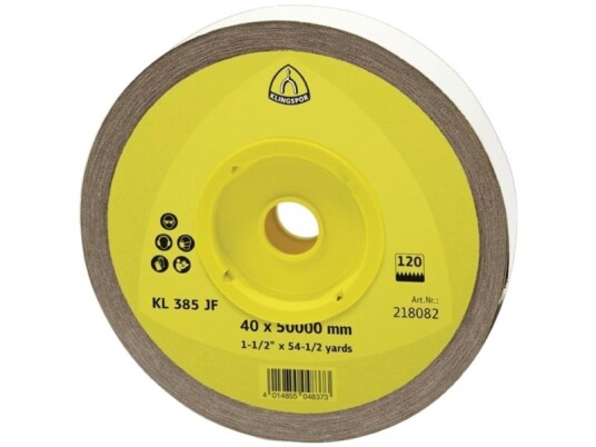 Klingspor Kl 385 Jf Sandpapirrull Korn 100 50 M X 115 Mm 1 Stk