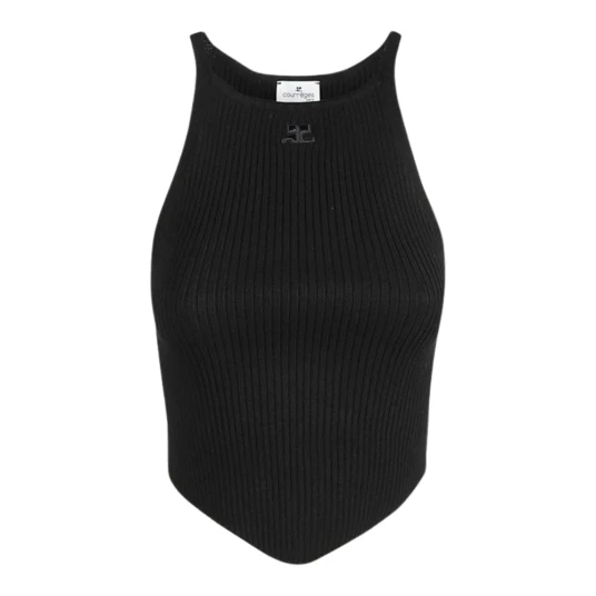 Courrèges Dame Topper Svart XS, Courrèges Dame Topper Svart XS,