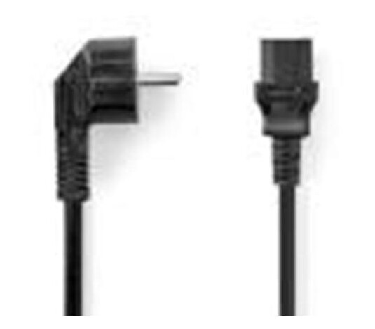 Nedis Jordet Strømkabel 2m IEC-320-C13 Sort