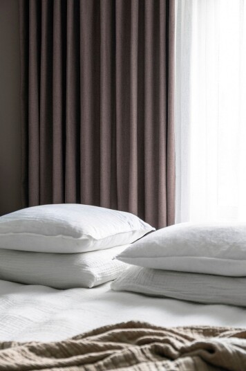 Hasta Gardin Lina 132x250 cm Brun
