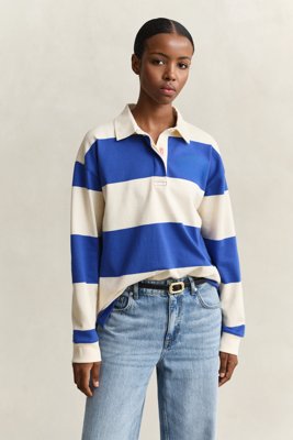GANT Striped Cotton Heavy Rugger Blue XL GANT Striped Cotton Heavy Rugger Blue XL