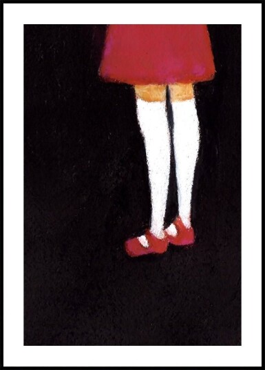 Girl With White Knee High Socks Plakat Plakat / 30x40cm Girl With White Knee High Socks Plakat Plakat / 30x40cm