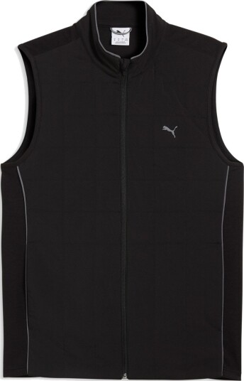 Puma Cloudspun Fleece Vest Svart Golfvest herre Black XX Large