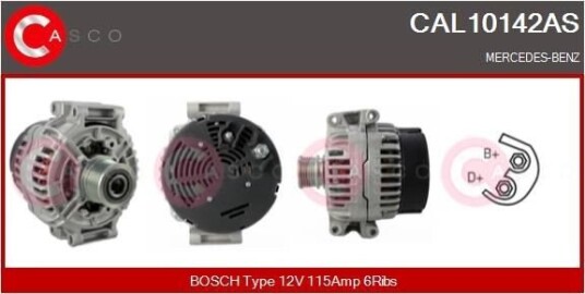 Dynamo CASCO CAL10142AS