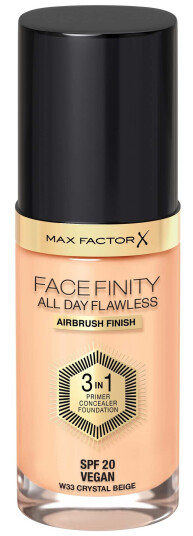 Max Factor Facefinity All Day Flawless 3 in 1 Foundation 33 Crystal Beige