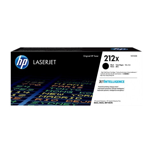 HP W2120X HP 212X Tonerkassett Svart