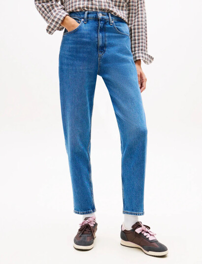 Tommy Jeans Mom Jean Uh Tpr Ch0130 - Blue - 27 x 32
