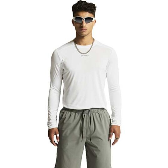 Craft ADV Essence Ls Tee 2 Herre White XL Craft ADV Essence Ls Tee 2 Herre White XL