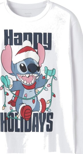 Name It Genser   Stitch   NkfSyra   Bright White   Name It   2 år (92)   Genser   Hvit