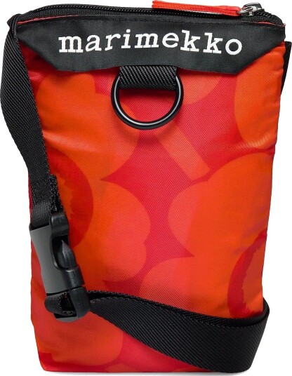 Marimekko Neat Phone Pocket Unikko - RED, RED - One Size