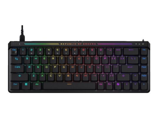 Asus ROG Falchion Ace HFX 65% Compact Bakgrunnsbelyst USB Magnetbrytere Svart 90MP03VE BKUA20