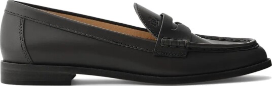 Lauren Ralph Lauren Wynnie Leather Loafer Black 37.5