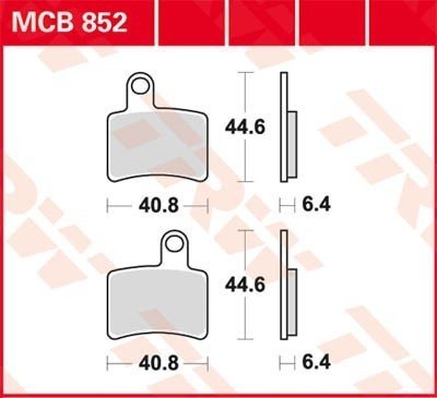TRW MCB852 Bremseklosser