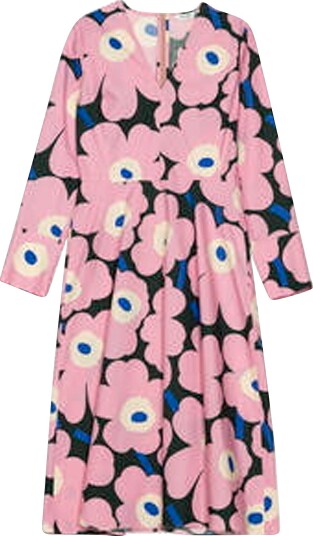Marimekko - Kjole Rohinna Unikko - Rosa