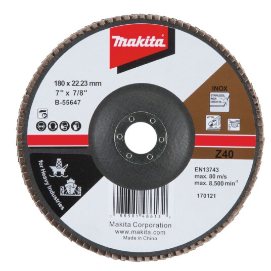 Makita Lamellslipeskive B 55647 Z40 180mm