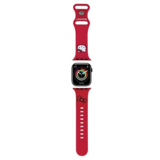 Hello Kitty Silikonrem til Apple Watch 38/40/41mm Rød