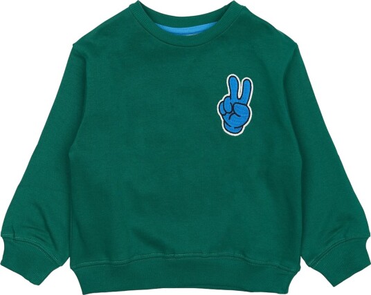 THE NEW Siblings Alpine Green Phineas Oversize Collegegenser 98
