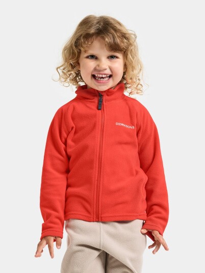 Didriksons Monte Kids Fz 10 Red 98 Didriksons Monte Kids Fz 10 Red 98