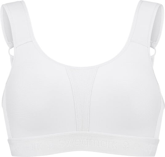 Swegmark Kimberly Iconic Sport Bra White 65F, White