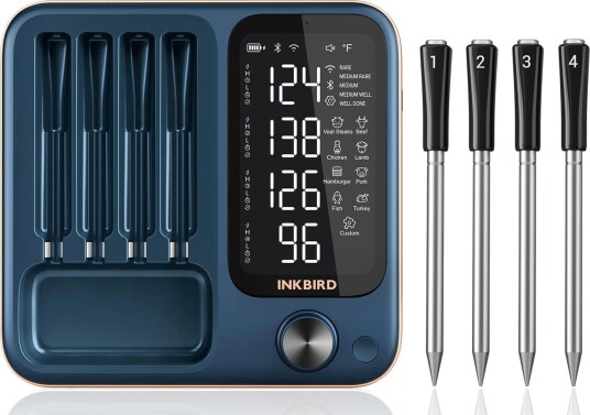 INKBIRD INT-14S-BW Termometer Wifi termometer m/ 4 prober