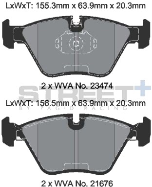 PAGID Racing T8222SP2001 Bremseklosser