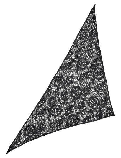Becksöndergaard Croflora Triangle Scarf Black ONE SIZE