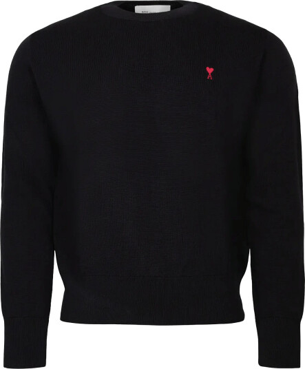 AMI Ami De Coeur Crewneck Black L