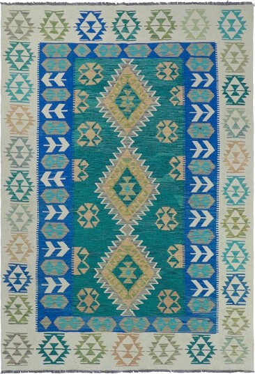 Orientalsk Teppe Vegi Kelim Hand Woven 171 x 250 cm Størrelse: 171 x 250 cm