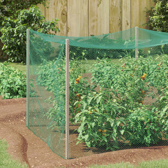 vidaXL Fuglebeskyttelsesnett grønn 4 x 10 m HDPE vidaXL Fuglebeskyttelsesnett grønn 4 x 10 m HDPE