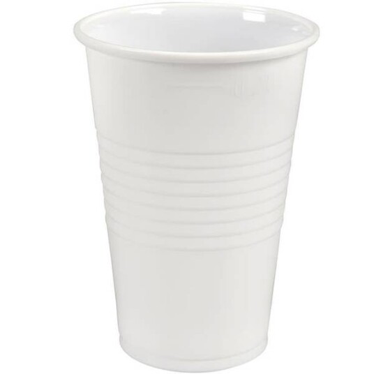 Plastbeger 21Cl Hvit 3000stk.