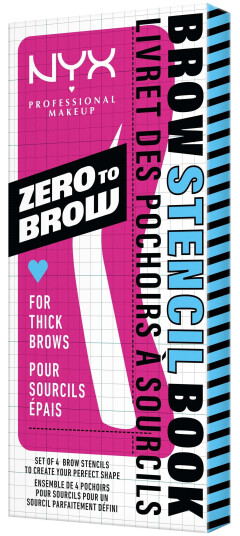 NYX Professional Makeup Zero To Brow Stencil Thick Brows