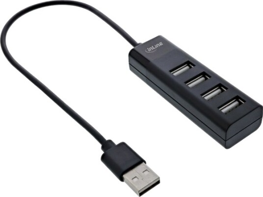 Inline 33293H Usb 3.2 Gen 1 3.1 Gen 1 Type A Usb 2.0 480 Mbit/S Svart Plast 25 Mm