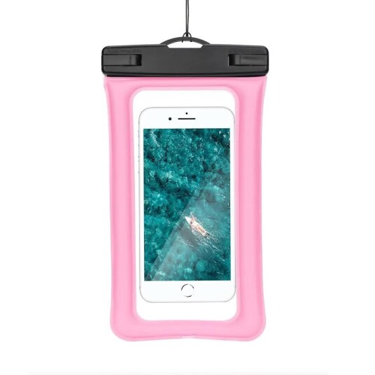 OEM AIRBAG Vanntett Mobilpose med Plastlås Rosa OEM AIRBAG Vanntett Mobilpose med Plastlås Rosa