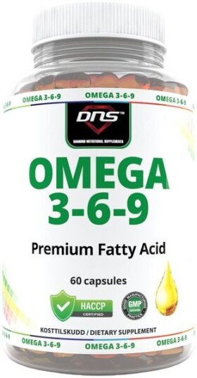 DNS Omega 3 6 9 60 Kapsler