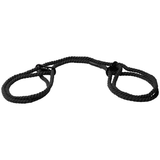 Merci Doc Johnson Restrain 6 mm Mansjetter i Hamp Svart