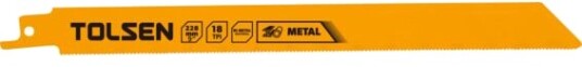 Tolsen Bjonettsagblad For Metall 228mm 18 Tpi 2 Pk Tolsen Bjonettsagblad For Metall 228mm 18 Tpi 2 Pk