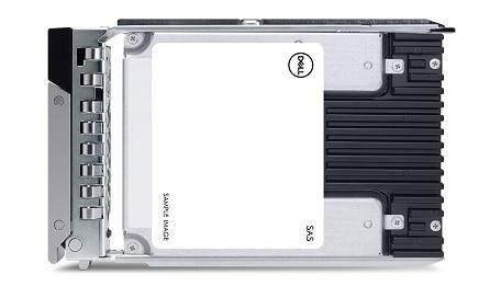Dell 480 GB SSD 2.5" SATA III intern halvlederstasjon med Hot-Swap støtte