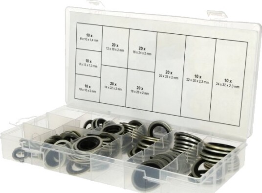 Ks Tools Werkzeuge Maschinen Gmbh Sortiment Av Kompositt Tetningsringer Ø 6 24 Mm 150 Stk 970.0760 Ks Tools Werkzeuge Maschinen Gmbh Sortiment Av Kompositt Tetningsringer Ø 6 24 Mm 150 Stk 970.0760