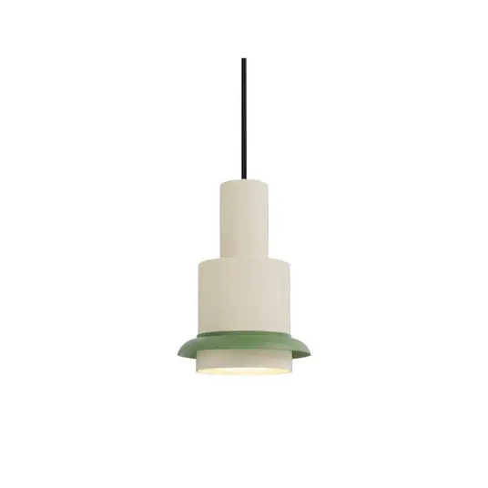 Chaumont Pendel Ø15xH22 White/Green   DCW