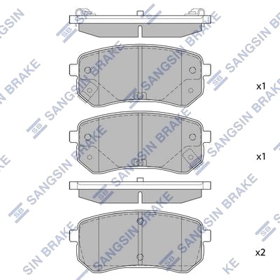 Hi Q SP1189 Bremseklosser