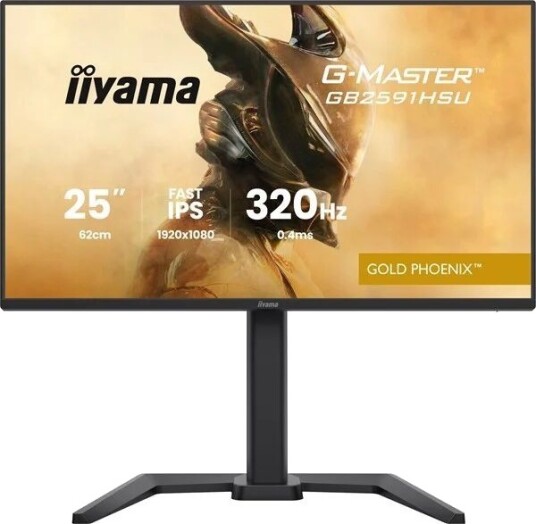 Iiyama G Master GB2591HSU 24.5" FHD Gaming-Skjerm 320Hz IPS Svart Iiyama G Master GB2591HSU 24.5" FHD Gaming-Skjerm 320Hz IPS Svart