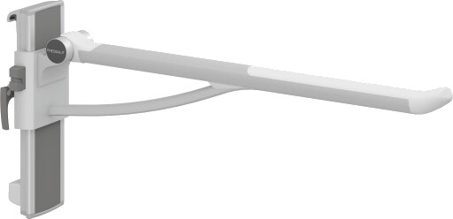 Pressalit Care Plus armstøtte 85 cm venstre hvit