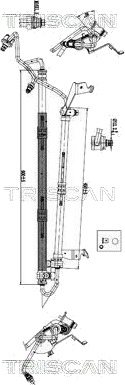 TRISCAN 8516 11041 Hydraulikkslange, styring