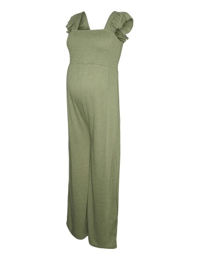 Mamalicious Mlnelli Cap Jrs Jumpsuit Khaki green XL
