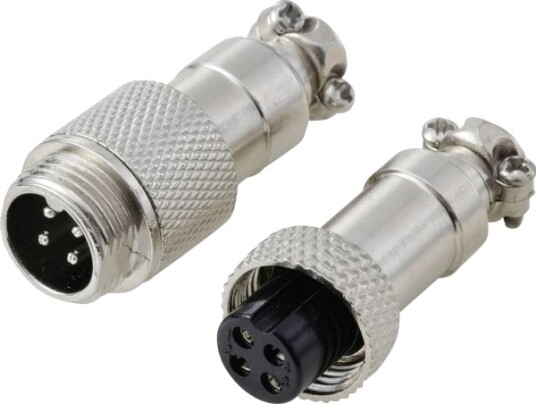 Tru Components Tc 13895564 Rundstiftkontakt 4 Polet Gx12